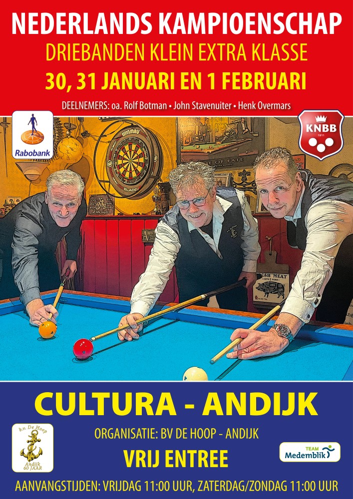 Foto Rolf, John en Henk